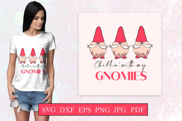 Chillin with My Gnomies - Valentines Graphics for Blog and Website Use