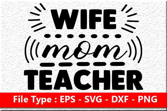 Homeschool Mom Quote Design for Crafts and Graphics
