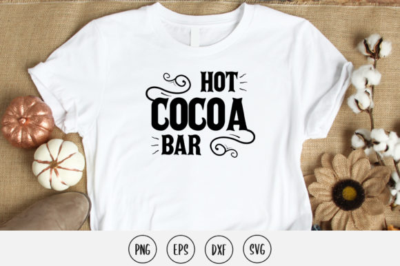 Hot Cocoa Bar Svg Design for Crafts and Graphics