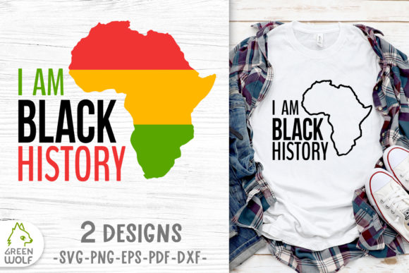 I Am Black History Svg Design for Graphics and Crafts