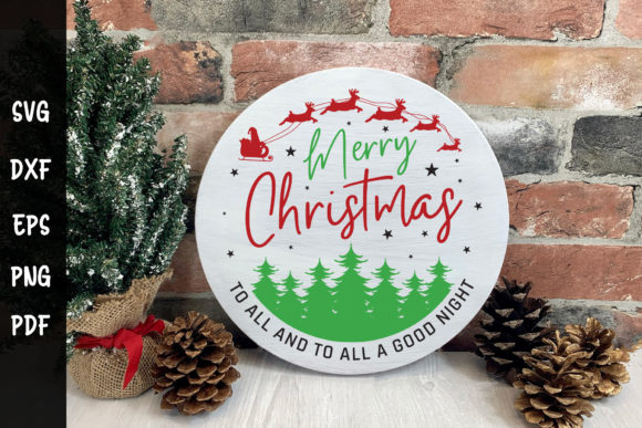 Merry Christmas to All - Christmas SVG for Crafts and Graphics